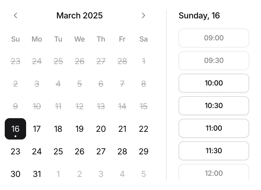 calendar illustration light